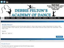 Tablet Screenshot of feltondance.com